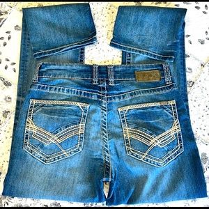 Buckle Black {Fit No. 3} Bootleg Jeans Mens Size 32 x 33 Bootcut BKE Like New